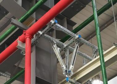 灞桥该抗震支架的整体式支吊架结构协调性好